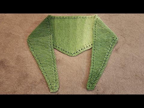 "Side to Side" Shawlette/Neck Scarf! - Knitting Tutorial!