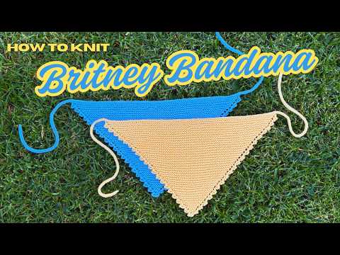 How to Knit the Britney Bandana | Free Pattern + Step-by-Step Tutorial