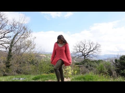 Spring Making: knitting a flowy cardigan in 7 days