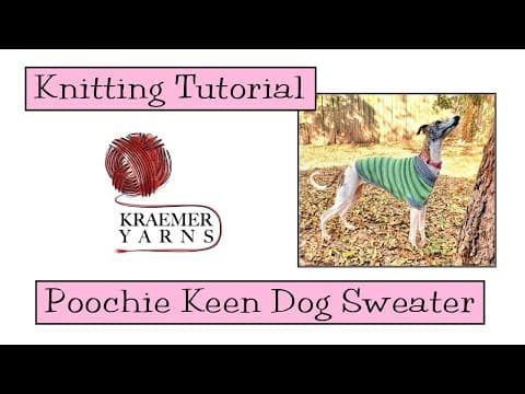 Knitting Tutorial - Poochie Keen Dog Sweater