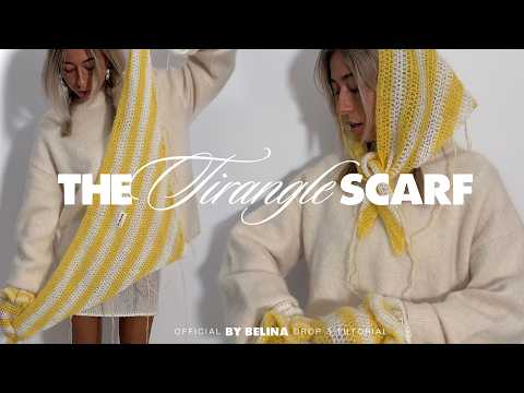 BY BELINA Triangle Scarf Tutorial | Beginner Friendly