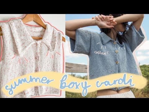 Knit A Summer Cardigan Boxy Cardigan Pattern Guide Knitting And Design Process