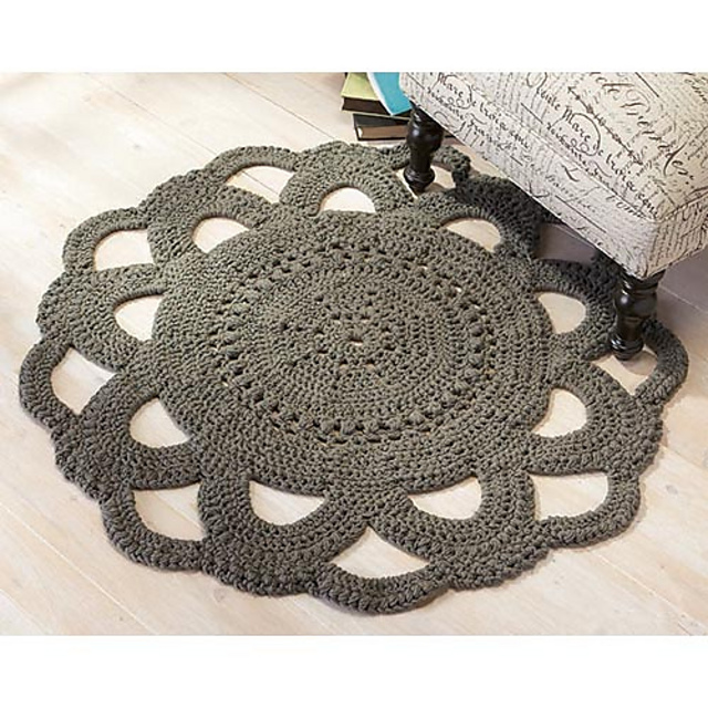 Doily Motif Rug