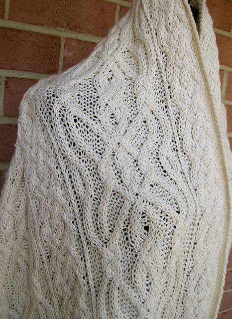 Barbeau Cabled Shawl