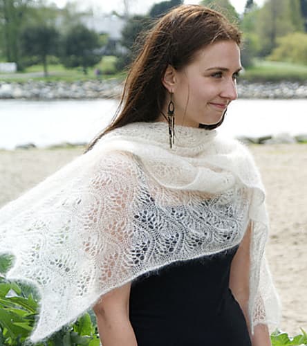 Dancing Cranes Stole