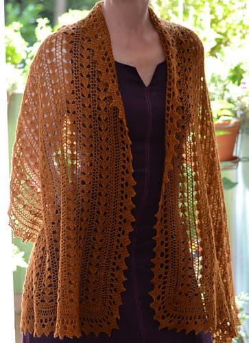 Melon Pattern for a Shawl or Scarf