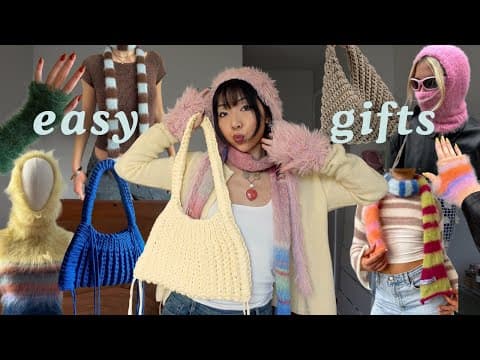 crochet/knit gifts to finish in a WEEK (actually cute)