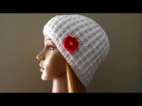 How To Knit A Waffle Hat, Lilu's Handmade Corner Video # 26