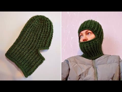 Easy Crochet Balaclava Tutorial | The Easiest Crochet Balaclava You'll Ever Make! (Any Size)