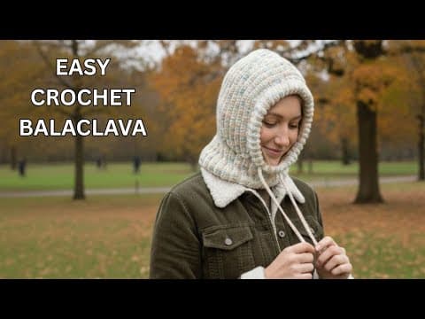 MARSHMALLOW BALACLAVA | Crochet Balaclava Tutorial | Balaclava Pattern