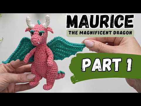 Crochet dragon amigurumi tutorial - PART 1