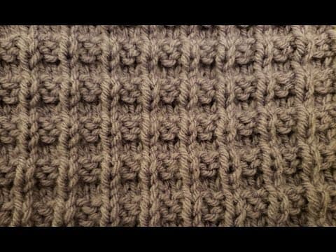 The Waffle Stitch Knitting Tutorial!