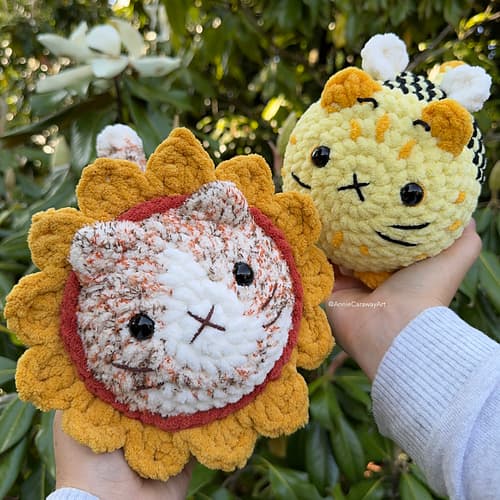 Flower Cats and Friends Plushies